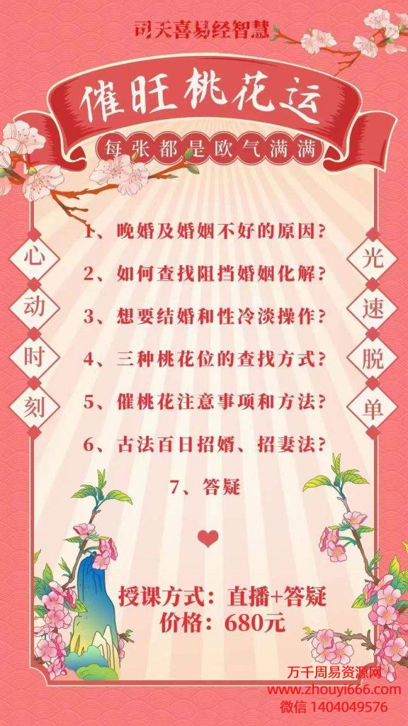 司天喜催桃花7集视频