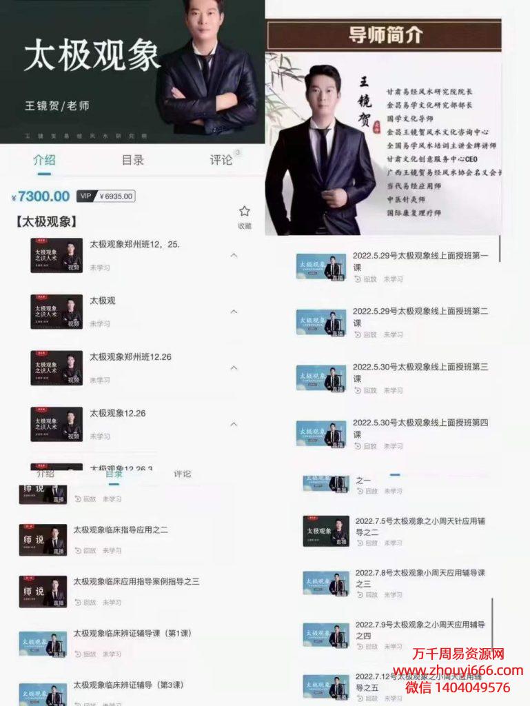 王镜贺太极观象72集视频