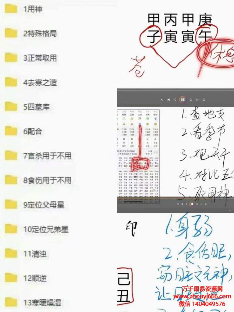 京南道人金镖门高徒易尘旺衰取用，视频13集