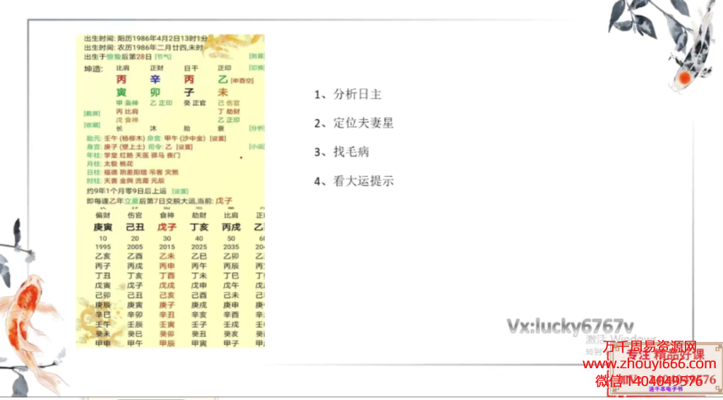 美女小鹿盲派断结婚应期，视频10集+讲义2套