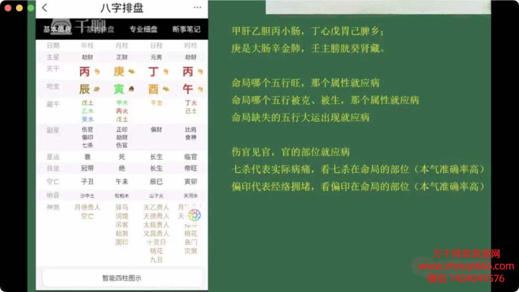 民间大师四柱预测系统课15集视频