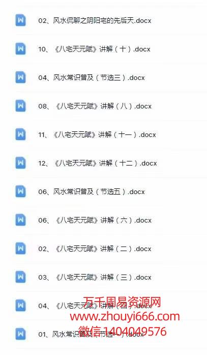 【合集】惭愧学人八宅天元赋系列文章合集19套电子版