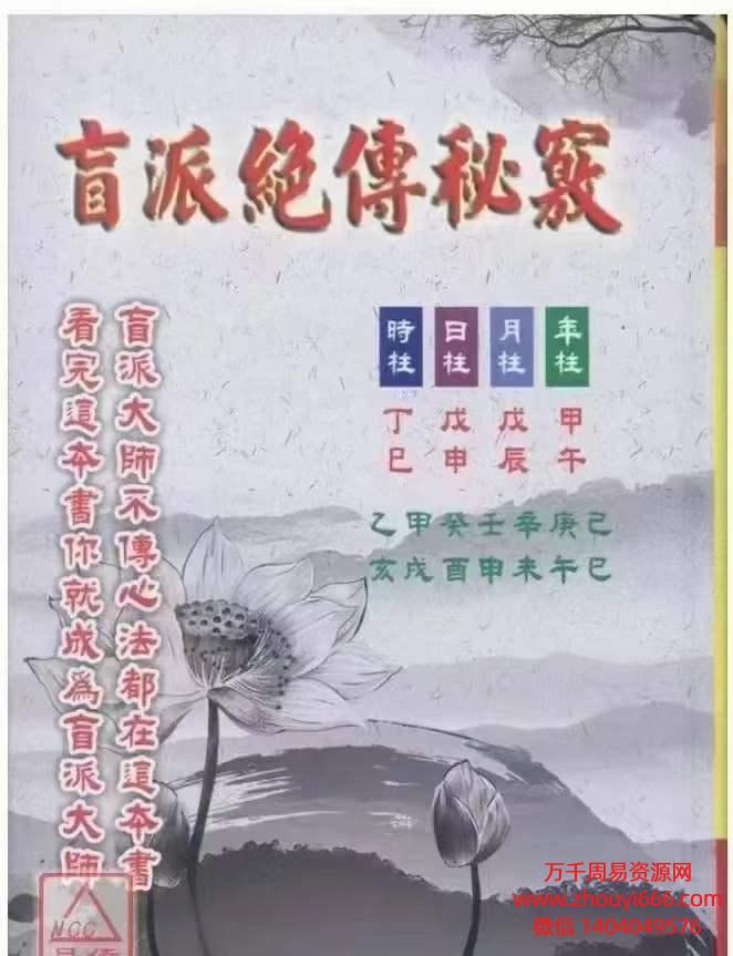 梁飞民间盲派传承精华PDF文档640页