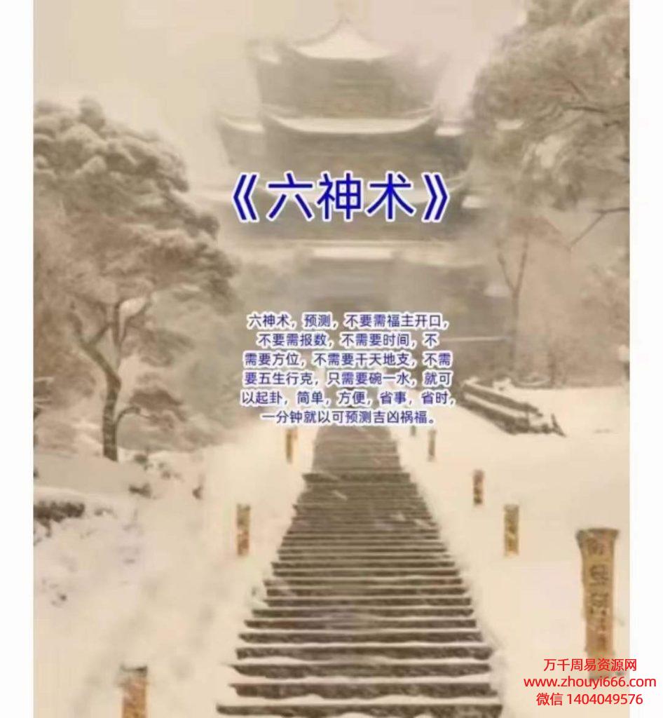 六神术内部PDF电子文档，24年新课