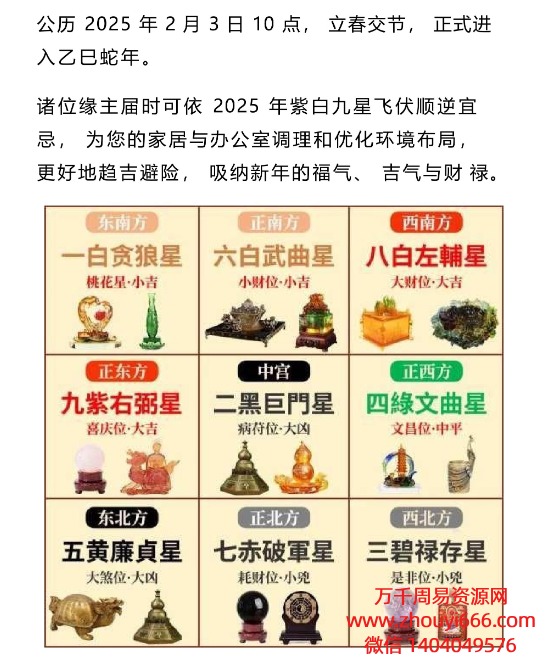 2025九宫飞星图+各种布局建议PDF文档12页