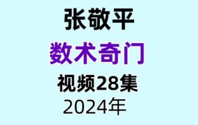 张敬平数术奇门28集视频