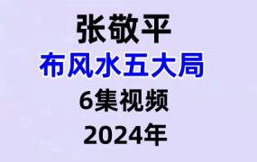 张敬平布风水五大局视频6集