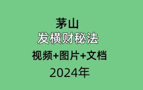 茅山发横财秘法 视频+图片+文档