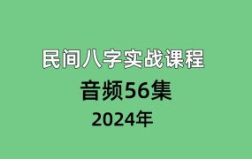 民间八字实战课程音频56集