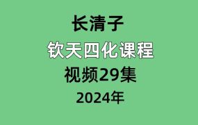 长清子紫微斗数钦天四化课程，视频29集