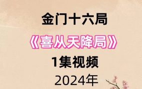 金门十六局喜从天降局视频1集。小白的福音