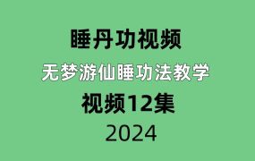 【睡丹功视频】无梦游仙睡功法教学12集