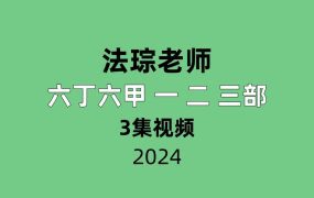 法琮老师六丁六甲 一 二 三部 视频
