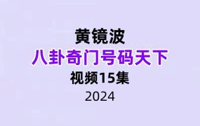 黄镜波八卦奇门号码天下视频15集