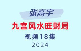 张高宇-九宫风水旺财局18节视频