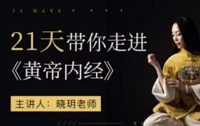 晓玥老师21天带你走进《黄帝内经》中国传统文化与瑜伽的融合24集视频
