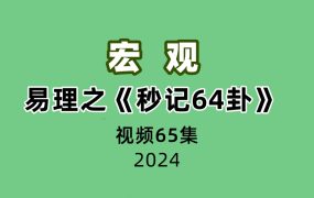 宏观易理之《秒记64卦》65集视频