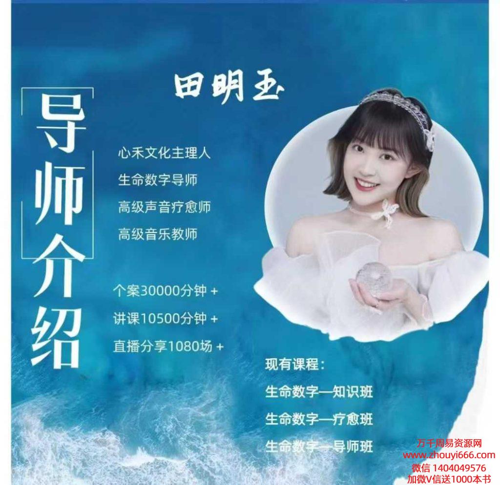 田明玉，生命数字-知识篇，58集视频