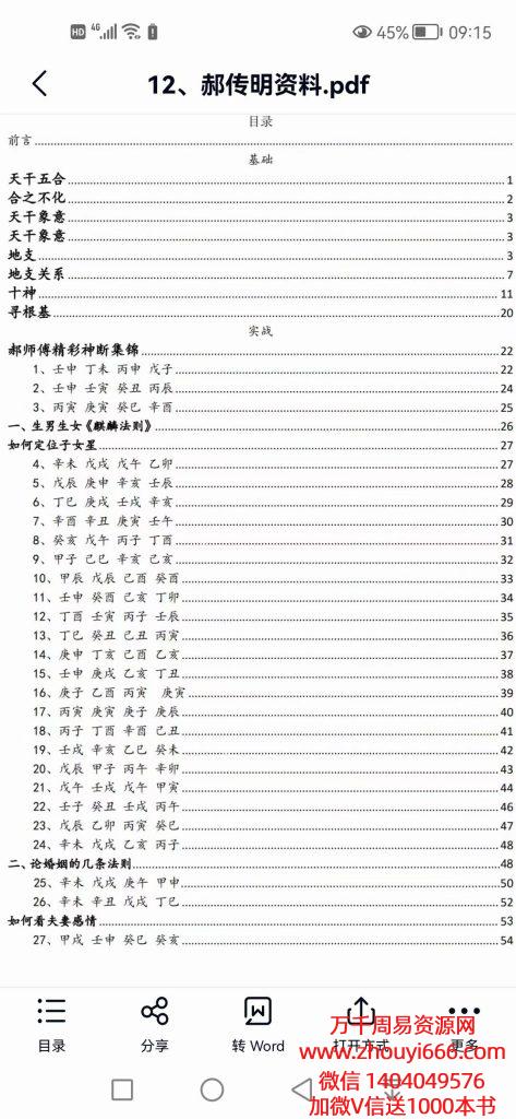 郝传明盲派八字PDF电子书119页