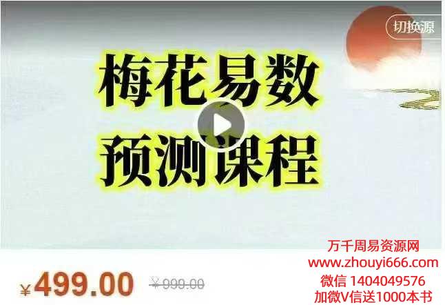 相宏梅花易数预测课程 10集视频