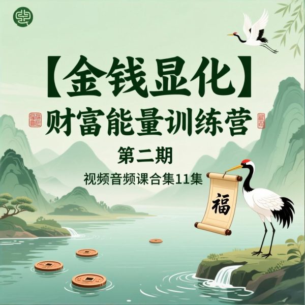 【金钱显化】财富能量训练营 第二期视频音频课合集11集