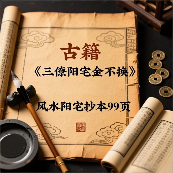 古籍《三僚阳宅金不换》风水阳宅抄本99页