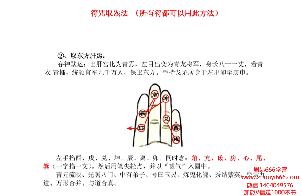 通用符咒取炁法PDF文档3页
